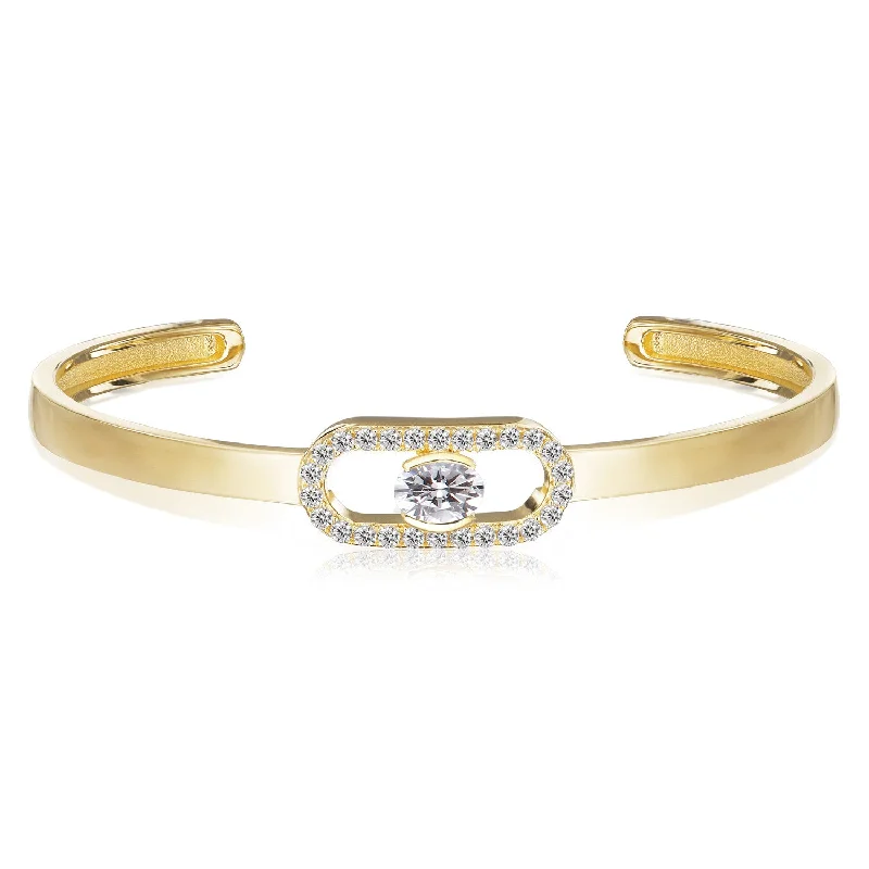 elegant bracelets for women -Bangle Ellisse Carezza