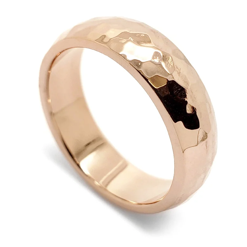 luxury rings for women -Anvil Polished Rose | 5.5mm