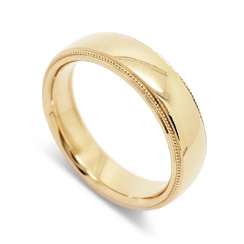 men’s and women’s matching rings -Earnest Yellow | 5mm