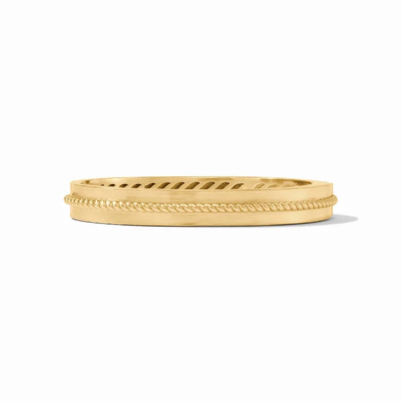 gold bangles for women -Nassau Hinge Bangle