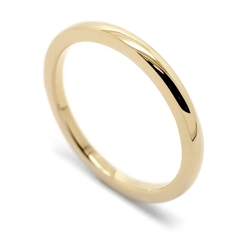 women’s geometric rings -Lane Yellow | 1.8mm