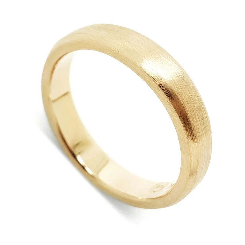 women’s gold promise rings -Orion Yellow | 4mm