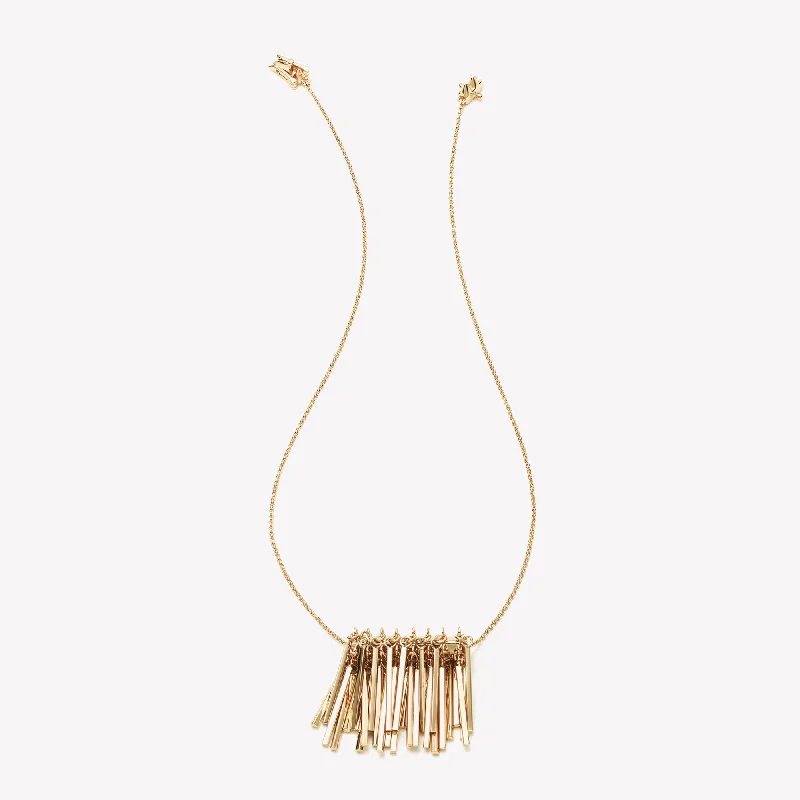 women’s personalized pendant necklaces -FRINGE PENDANT