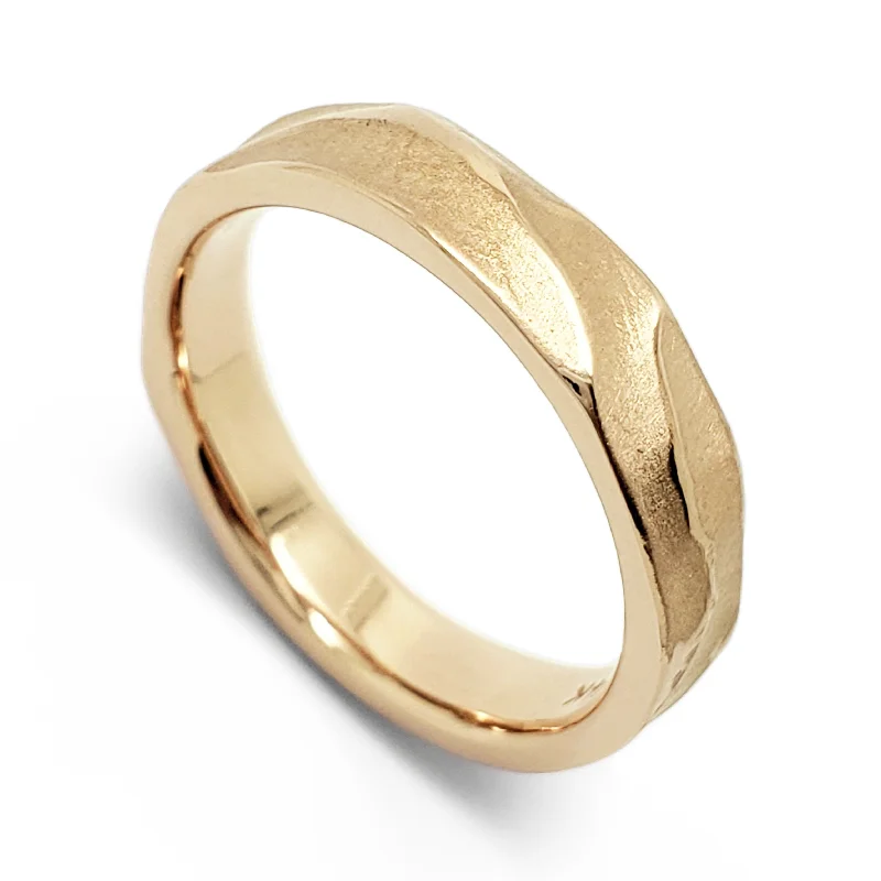 women’s rings -Topography Yellow | 4mm