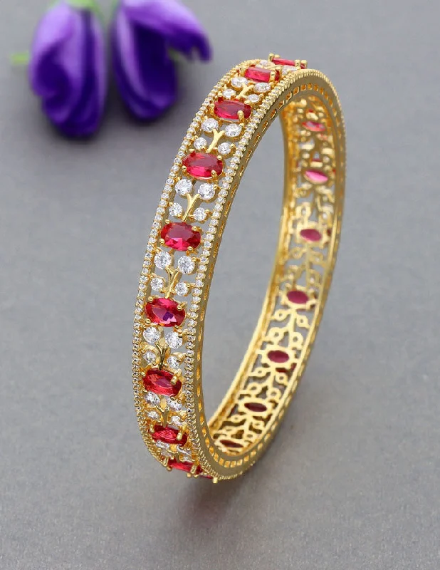 modern bangles for women -Designer Zirconia Kada Bangle ZBGL10871