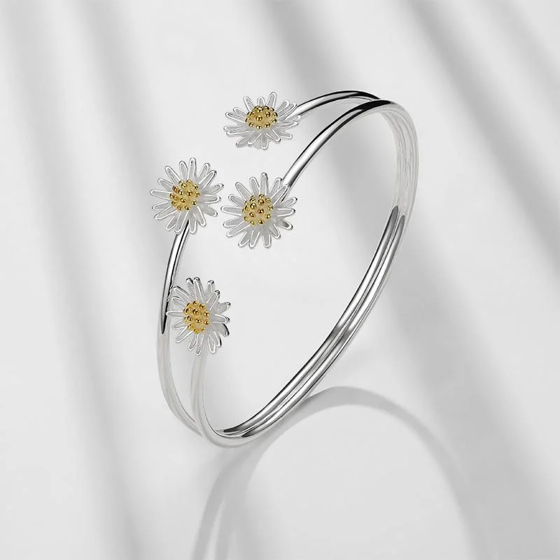 adjustable bangles for women -Daisy Charm Bangle