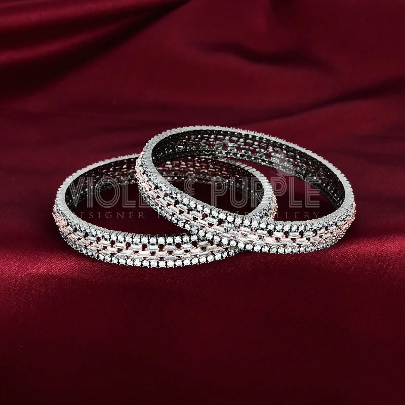 trendy bangles for women -Zirconia Bangles ZBGL10420