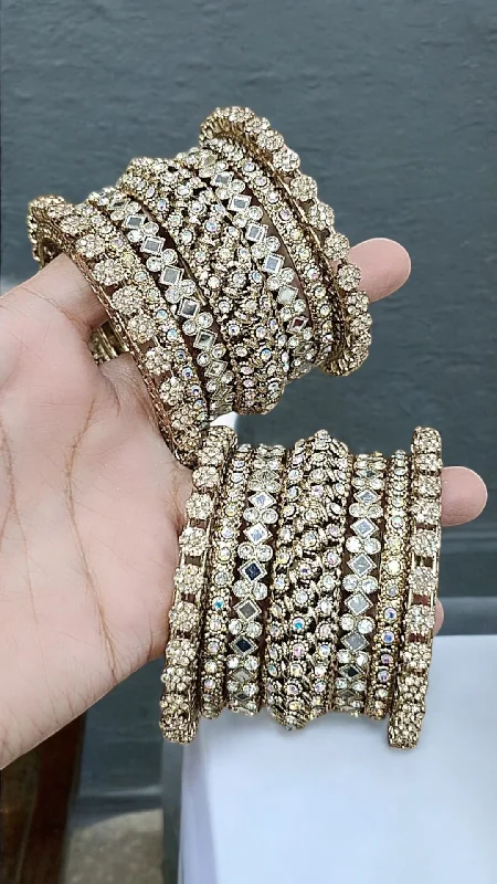 affordable bangles for women -Bridal Kundan Stones Chooda Bangle Set, Indian Chooda, Wedding Chooda Jewelry, Bridal Jewellery, Pearl Chooda, Pakistani Bangle Set