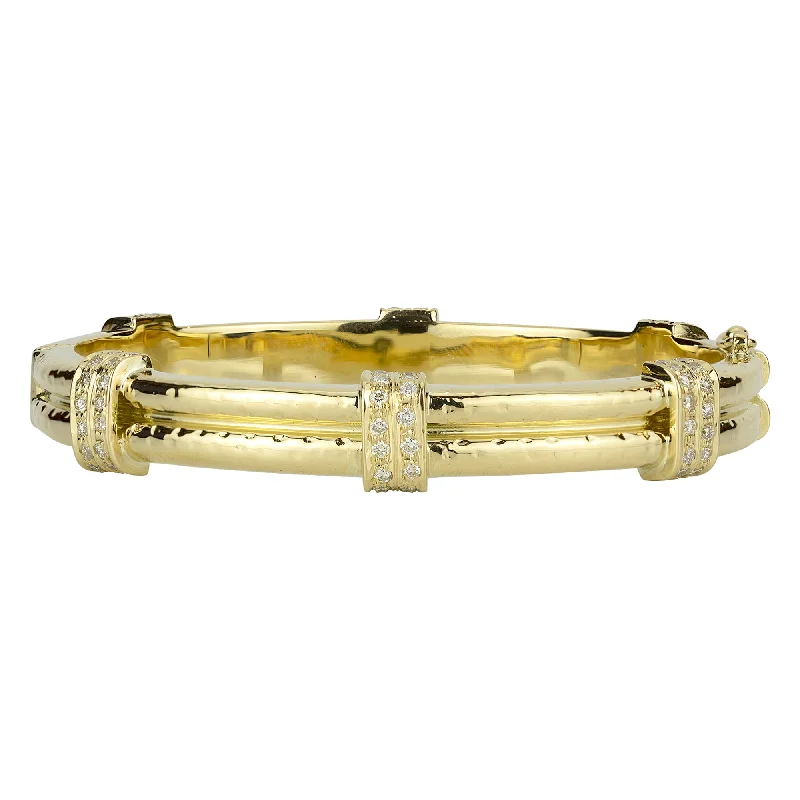 women’s chunky bracelets -Bangle - Diamond