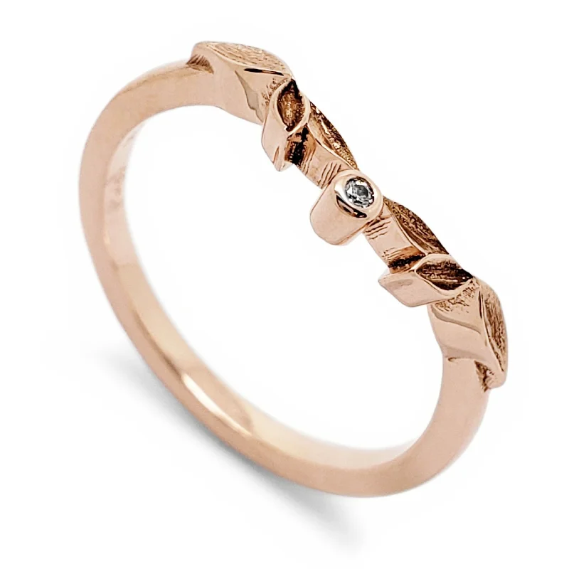 women’s modern rings -Belle Rose