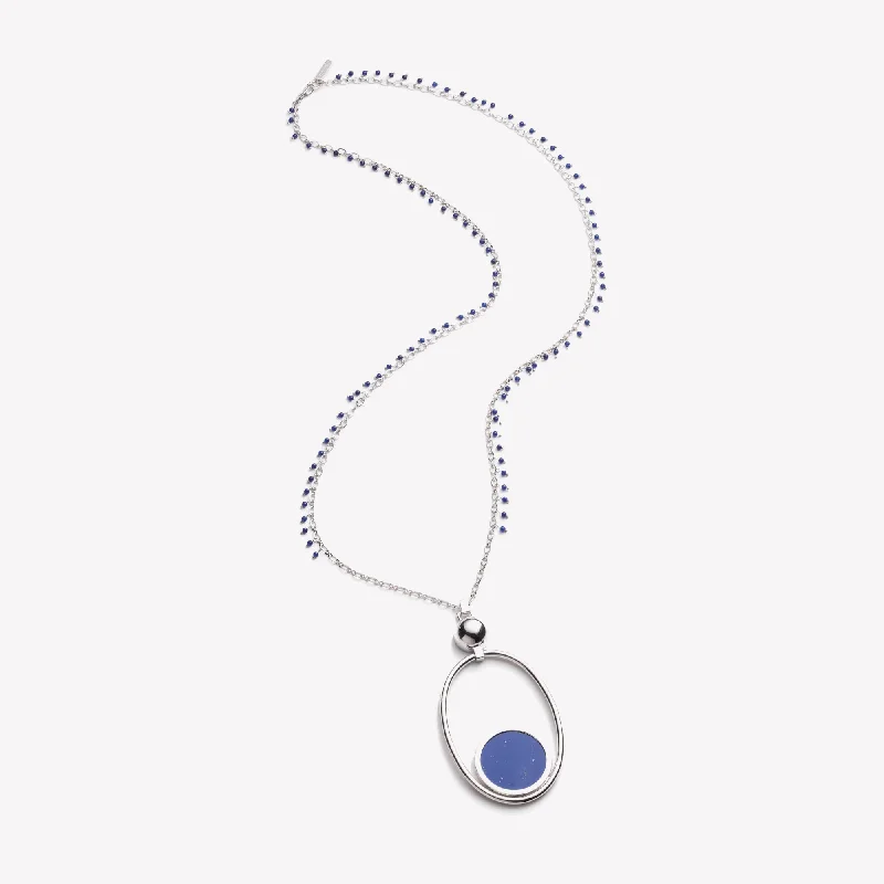 personalized necklaces for women -STELLA PENDANT - LAPIS LAZULI