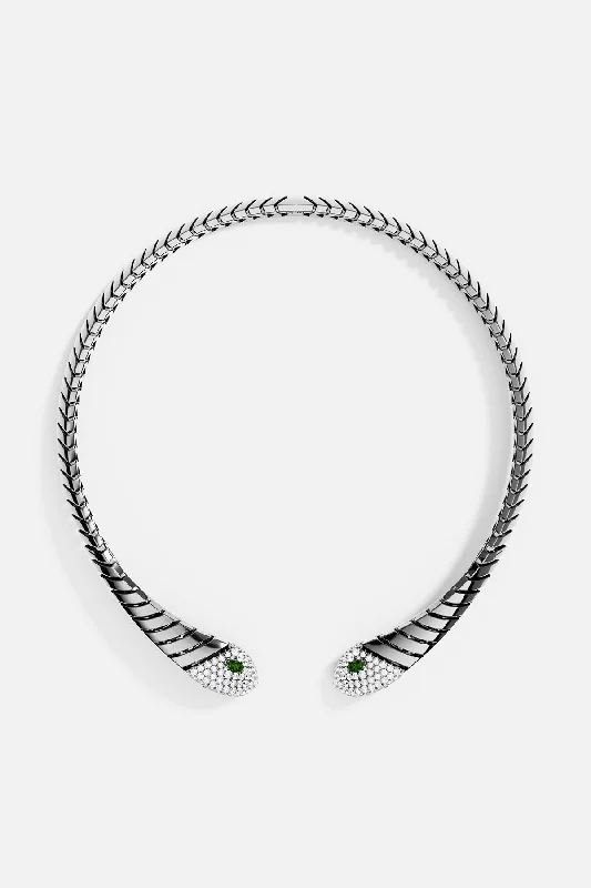 unique pendants for women’s necklaces -Kaa Wrap Around Choker