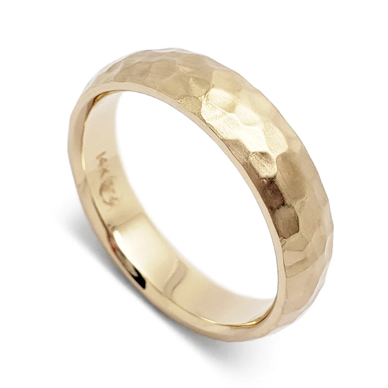 women’s wedding bands -Anvil Yellow | 5mm