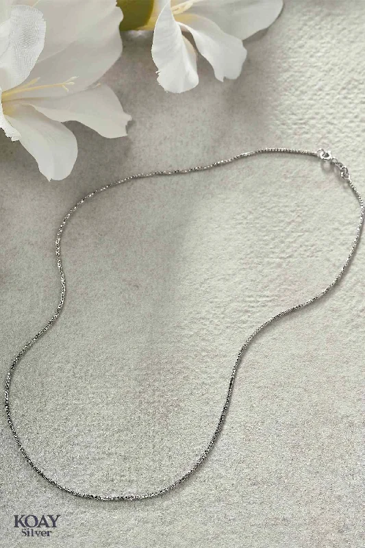 long necklaces for women -(B) Plain Chain