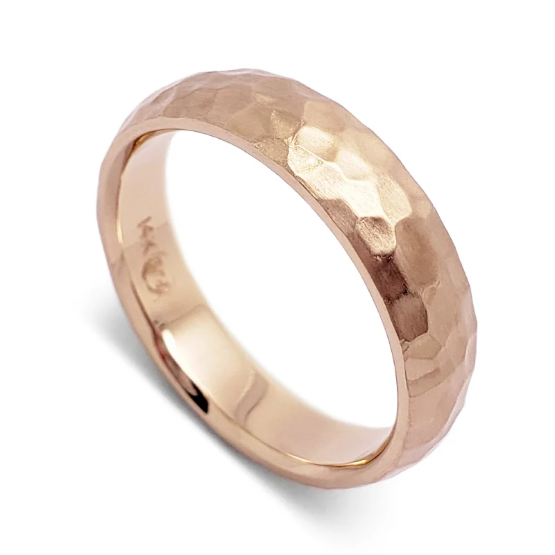 gold rings for women -Anvil Rose | 5mm