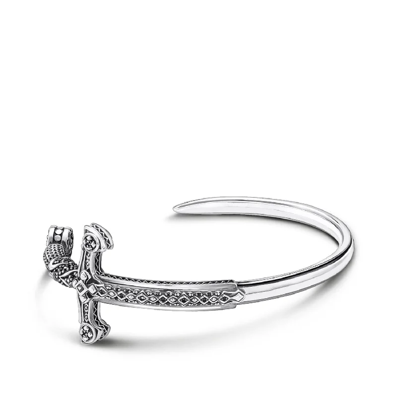 colorful bracelets for women -Thomas Sabo Bangle Sword