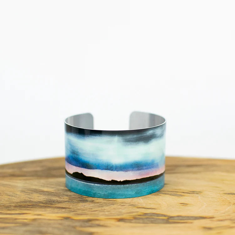 colorful bangles for women -Edinburgh Skyline Cuff Bangle