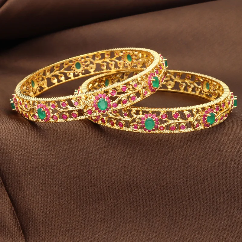 casual bangles for women -Designer Zirconia Bangles ZBGL10179