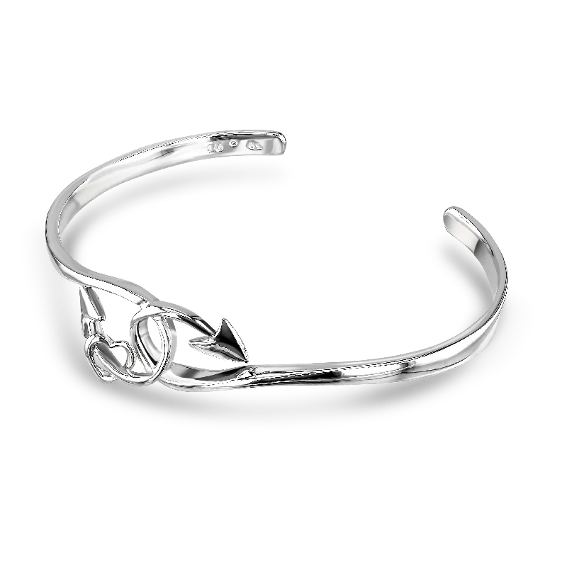 luxury cuff bangles for women -Hooked On You Bangle