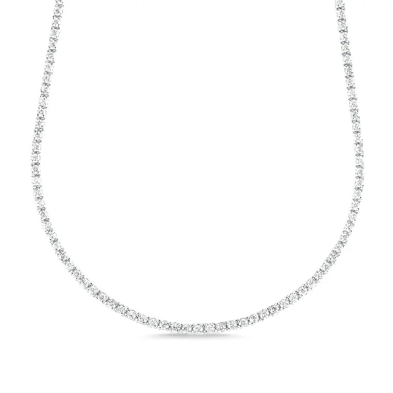 women’s diamond pendant necklaces -5.25ct Tennis Necklace