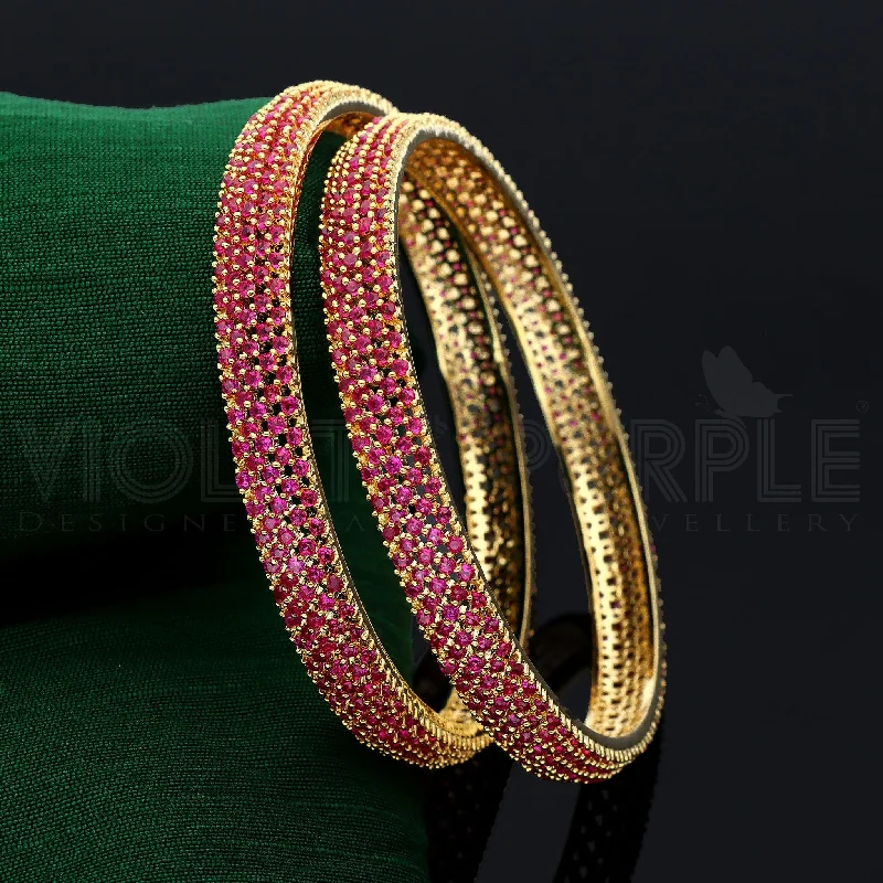 high-quality bangles for women -Zirconia Bangles ZBGL10018