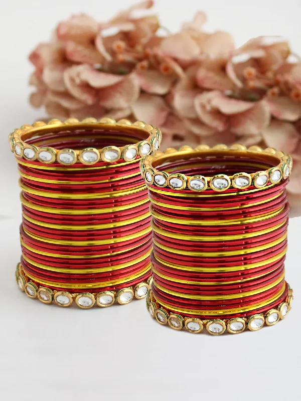 vintage-inspired bangles for women -Bridal Pearl Chooda Bangles Jewellery Set, Bollywood Bangles Jewellery Set, Celebrity Inspired Jewelry, Rajsthani Bangles Jewelry, Kundan Jewellery Set, Wedding Bangles Set, Chooda Set