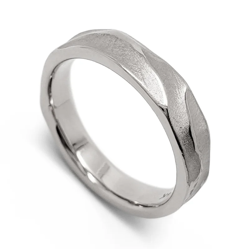 wedding rings for women -Topography | 4mm