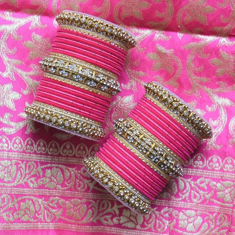 luxury gold bangles for women -Indian Matte Textured Bangles in different color with stone kadas, Wedding bangles, Festive colors bangles, Kundan bangles Chudiya