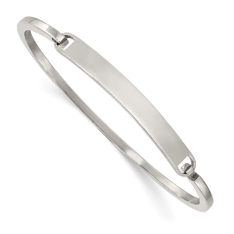 women’s magnetic bracelets -Stainless Steel Polished 2mm ID Bangle