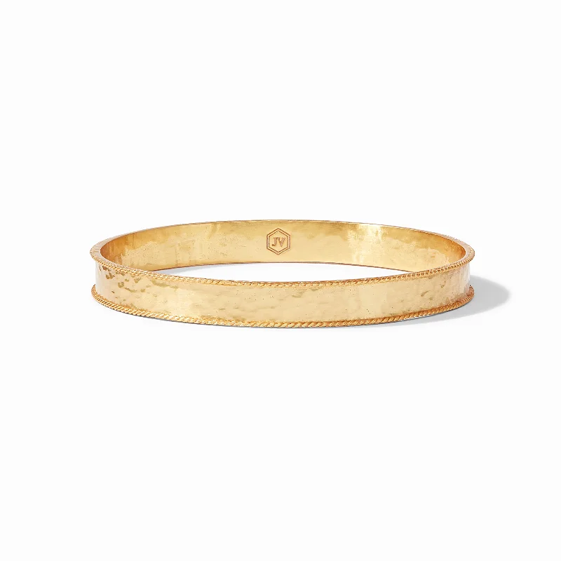 women’s gold-plated bangles -Savoy Bangle