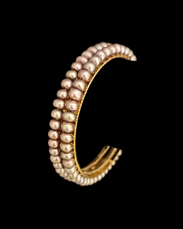 simple bracelets for women -Stella Pearl Bangle