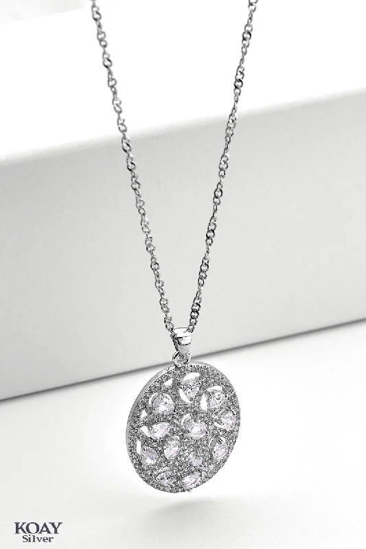 personalized necklaces for women -Zircon Shape Stones Necklace