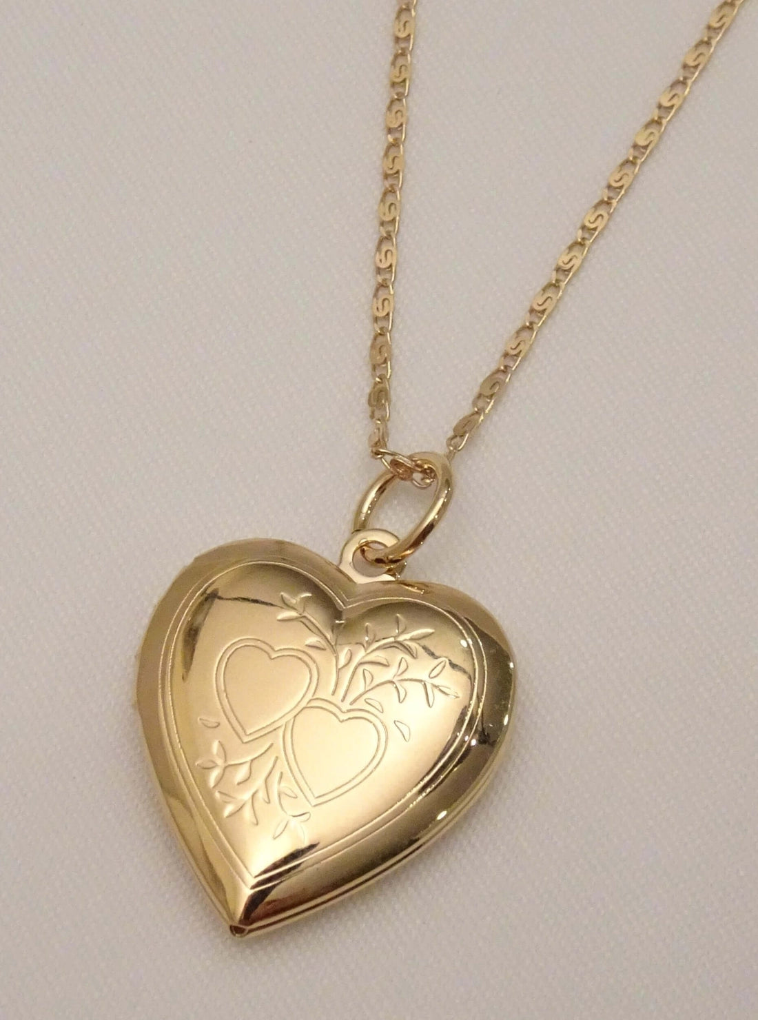 wedding necklaces for women -Heart Locket Charmed Necklace