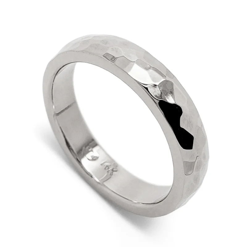 women’s wedding ring sets -Anvil Polished | 4mm