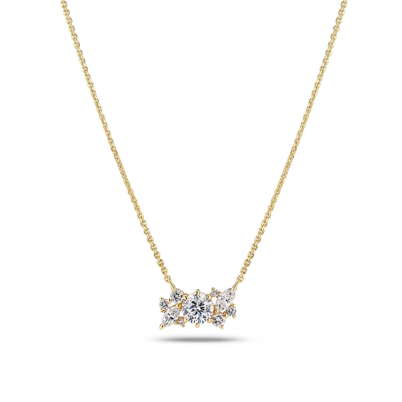 women’s personalized pendant necklaces -Necklace Lovere - with lab-grown diamonds