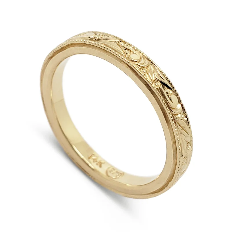 women’s infinity wedding bands -Natura Yellow