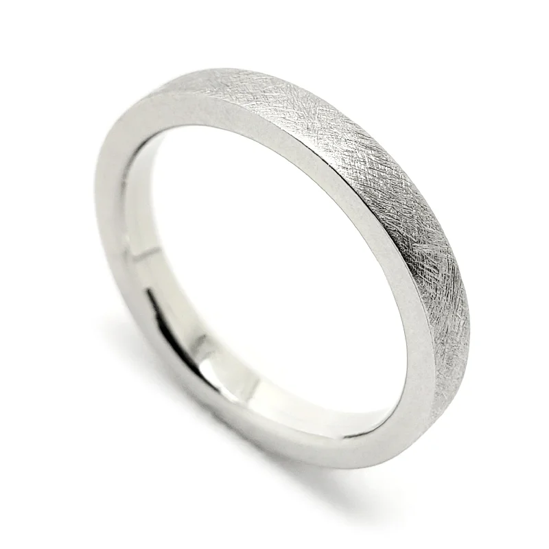 women’s platinum rings -Cade Saw Blade Narrow