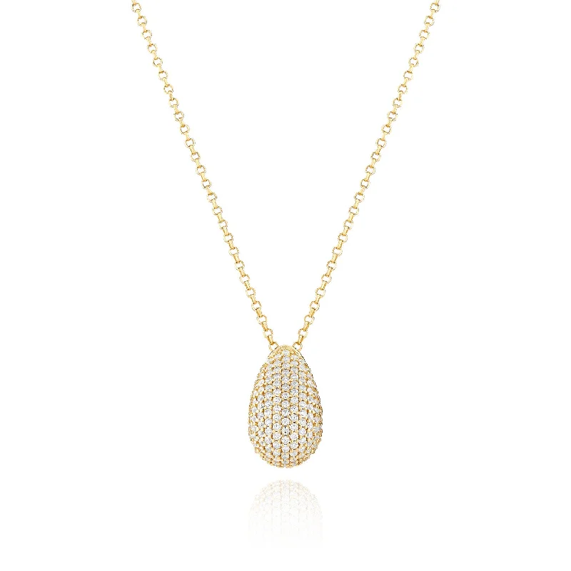 chic gold necklaces for women -Necklace Goccia Altro