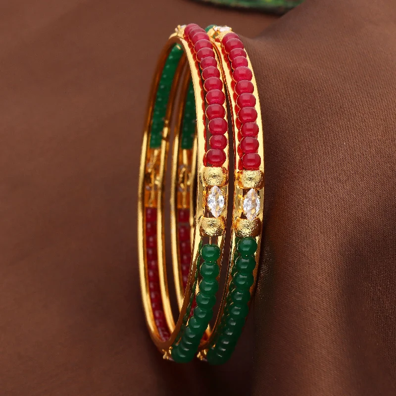 ethnic bangles for women -Beads  Bangles ZBGL10700