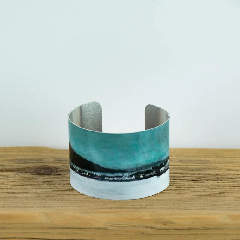 women’s gemstone bangles -Ullapool Aluminum Cuff Bangle