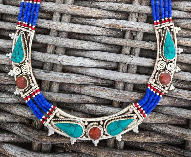 women’s luxury chain necklaces -Lapis Tibetan Alaya Necklace