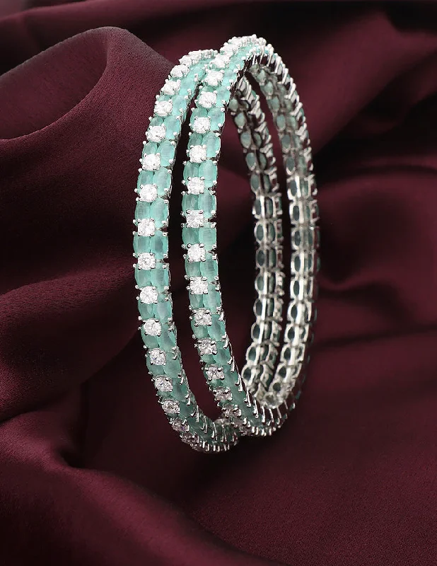 vintage bangles for women -Designer Zirconia Bangles ZBGL11049