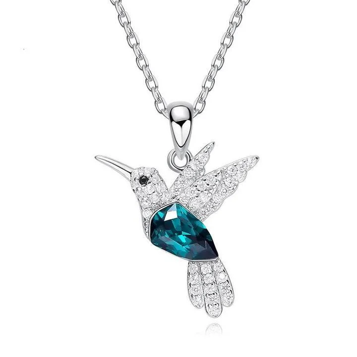 women’s layered chain necklaces -Bird Design Pendant Necklace