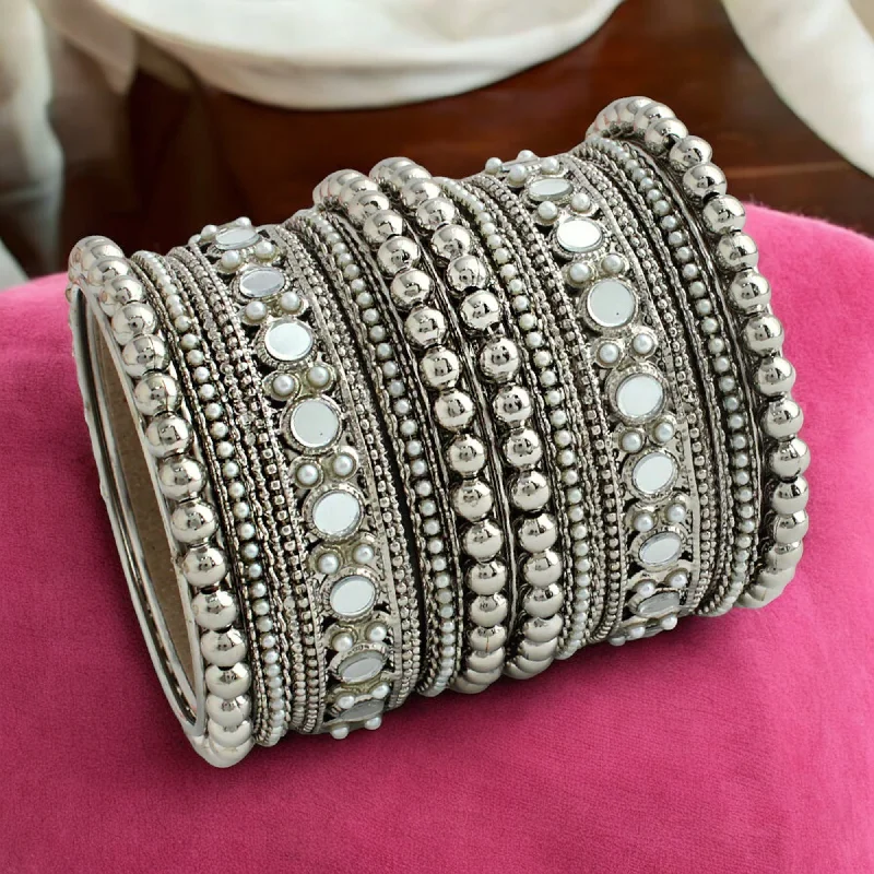 gold bangles with diamonds for women -Silver Mirrored Wedding Chura Jewellery Set, Mirror Chura Set, Silver Bangles Jewelry, Indian Bangles Set, Pearl bangle, Kundan Bangles Set, Indian Kundan Jewellery