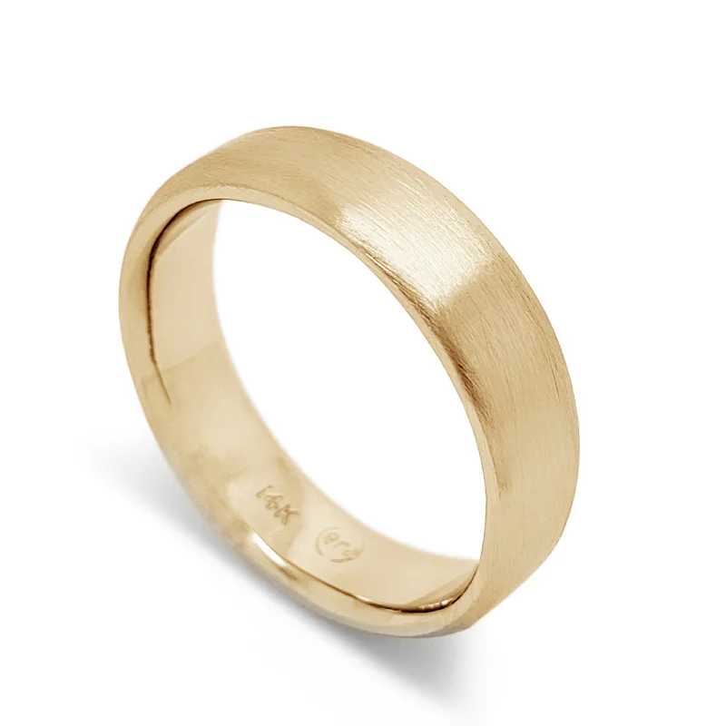 women’s platinum rings -Orion Yellow | 5mm