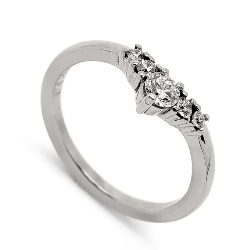 women’s solitaire rings -Lilly