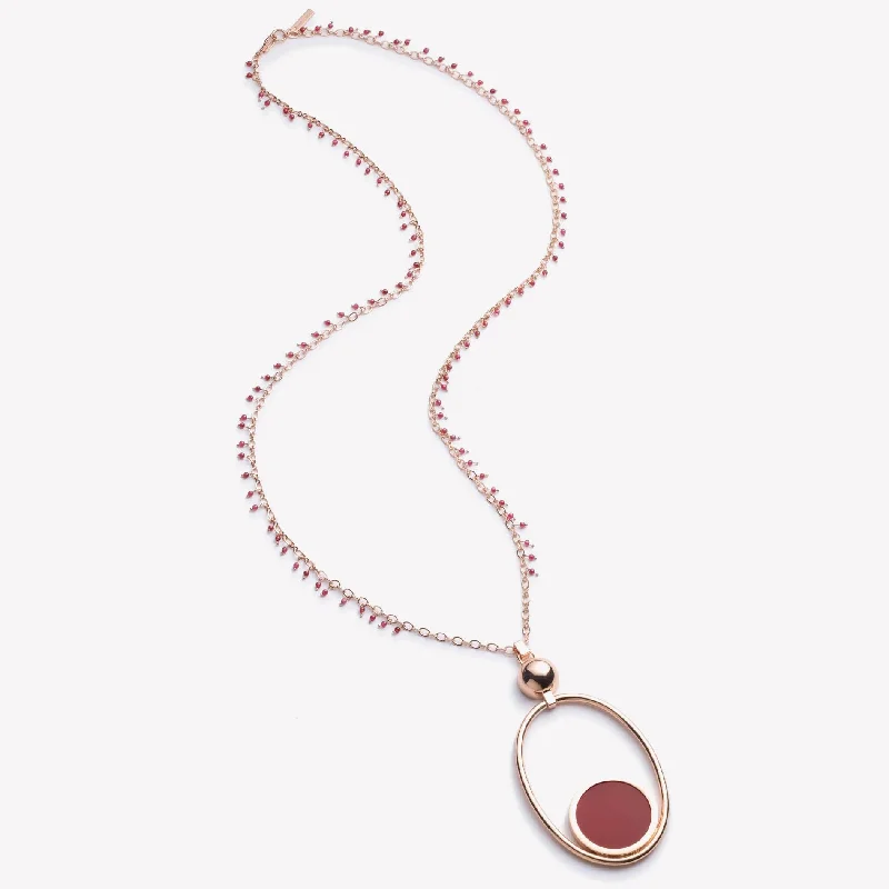 affordable necklaces for women -STELLA PENDANT - CARNELIAN