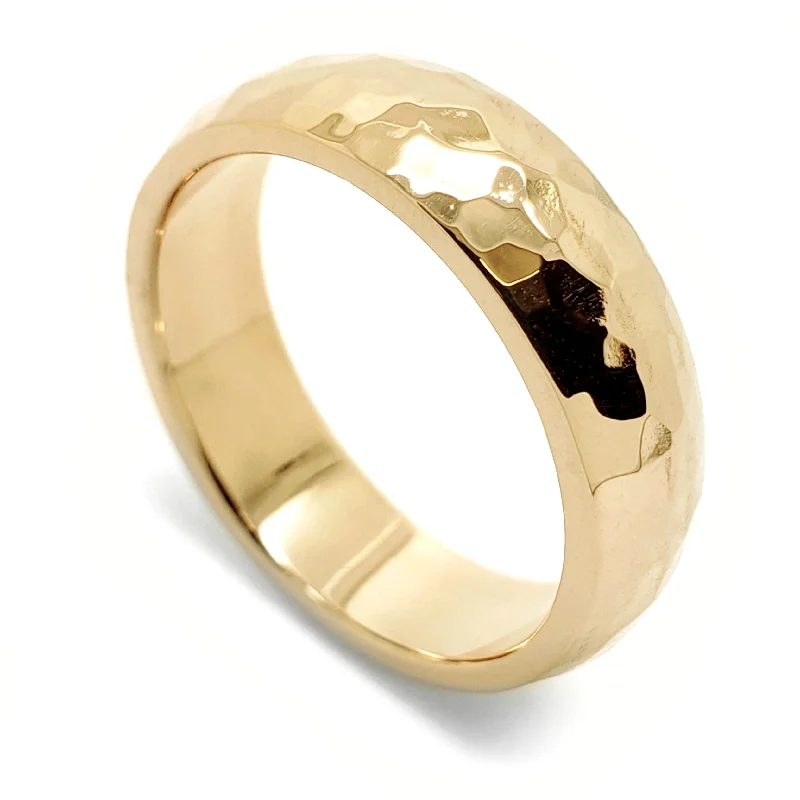 women’s gemstone rings -Anvil Polished Yellow | 5.5mm