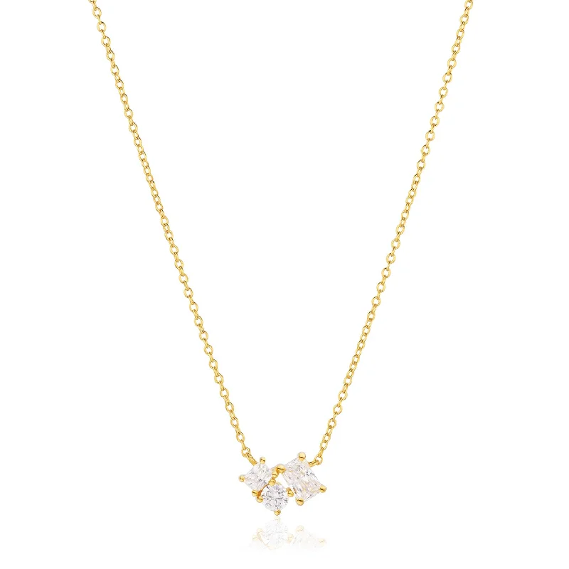 dainty gold necklaces for women -Necklace Ivrea Tre