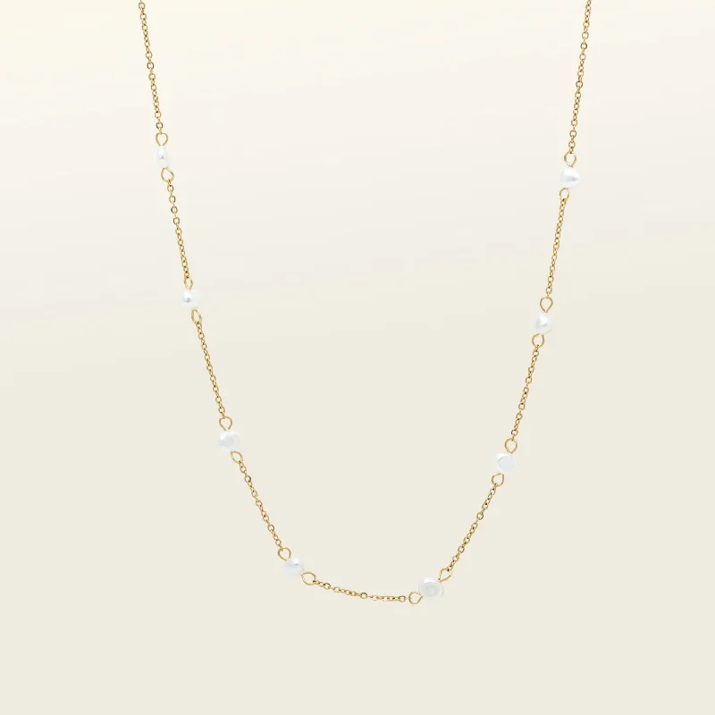 vintage necklaces for women -Elena Pearl Necklace